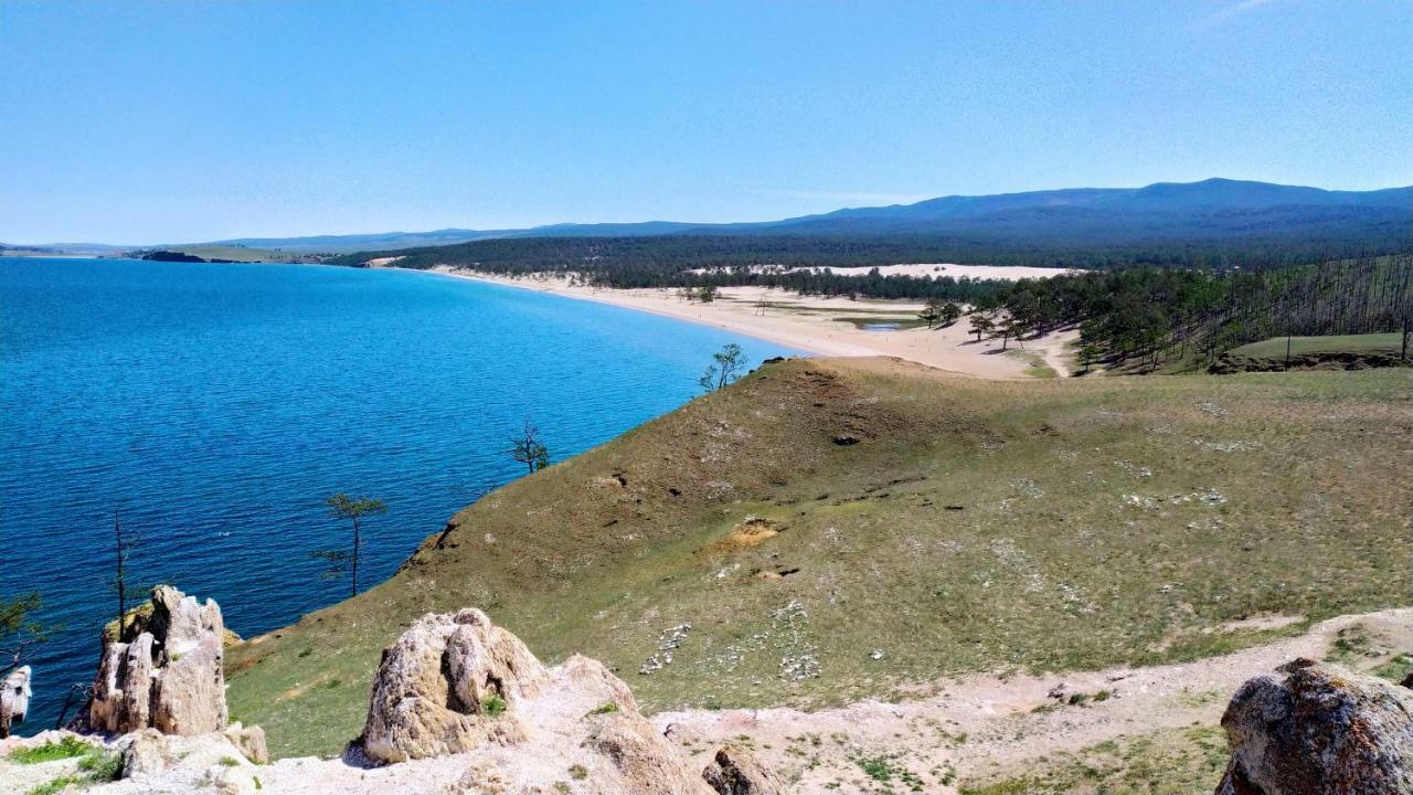 Kemping Cvetok Pod Snegom Khuzhir Dış mekan fotoğraf